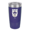The Cool Dad Sunglasses with Beard - Laser Engraved Stainless Steel Drinkware - 2045 -