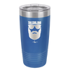 The Cool Dad Sunglasses with Beard - Laser Engraved Stainless Steel Drinkware - 2045 -