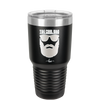 The Cool Dad Sunglasses with Beard - Laser Engraved Stainless Steel Drinkware - 2045 -