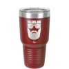 The Cool Dad Sunglasses with Beard - Laser Engraved Stainless Steel Drinkware - 2045 -