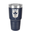 The Cool Dad Sunglasses with Beard - Laser Engraved Stainless Steel Drinkware - 2045 -