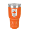 The Cool Dad Sunglasses with Beard - Laser Engraved Stainless Steel Drinkware - 2045 -