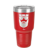 The Cool Dad Sunglasses with Beard - Laser Engraved Stainless Steel Drinkware - 2045 -