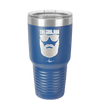The Cool Dad Sunglasses with Beard - Laser Engraved Stainless Steel Drinkware - 2045 -
