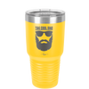 The Cool Dad Sunglasses with Beard - Laser Engraved Stainless Steel Drinkware - 2045 -