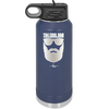 The Cool Dad Sunglasses with Beard - Laser Engraved Stainless Steel Drinkware - 2045 -
