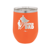 Super Dad with Cape Silhouette - Laser Engraved Stainless Steel Drinkware - 2046 -