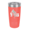Super Dad with Cape Silhouette - Laser Engraved Stainless Steel Drinkware - 2046 -