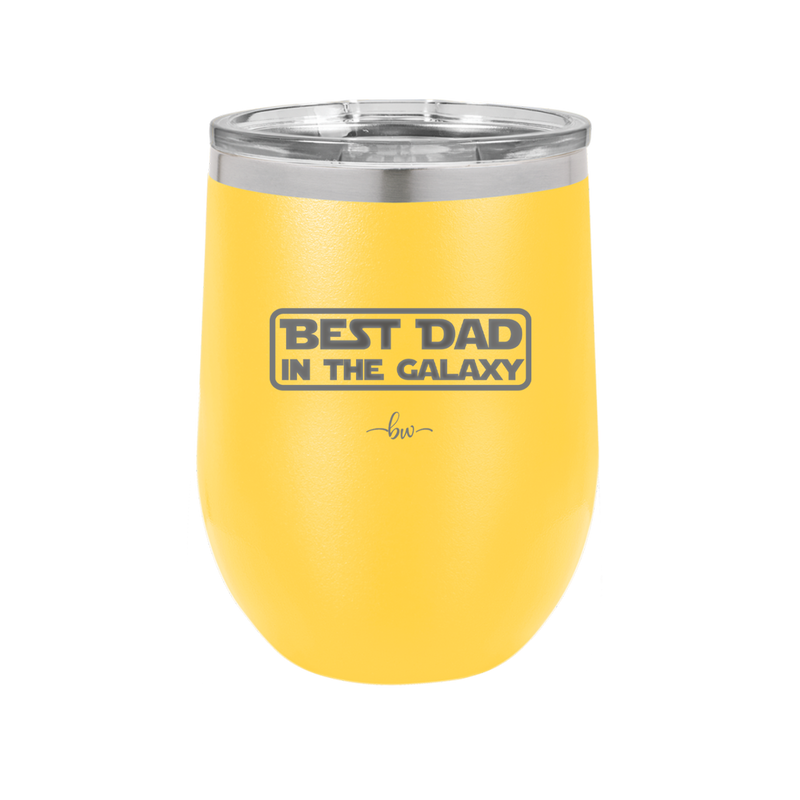 Best Dad in the Galaxy - Laser Engraved Stainless Steel Drinkware - 2049 -