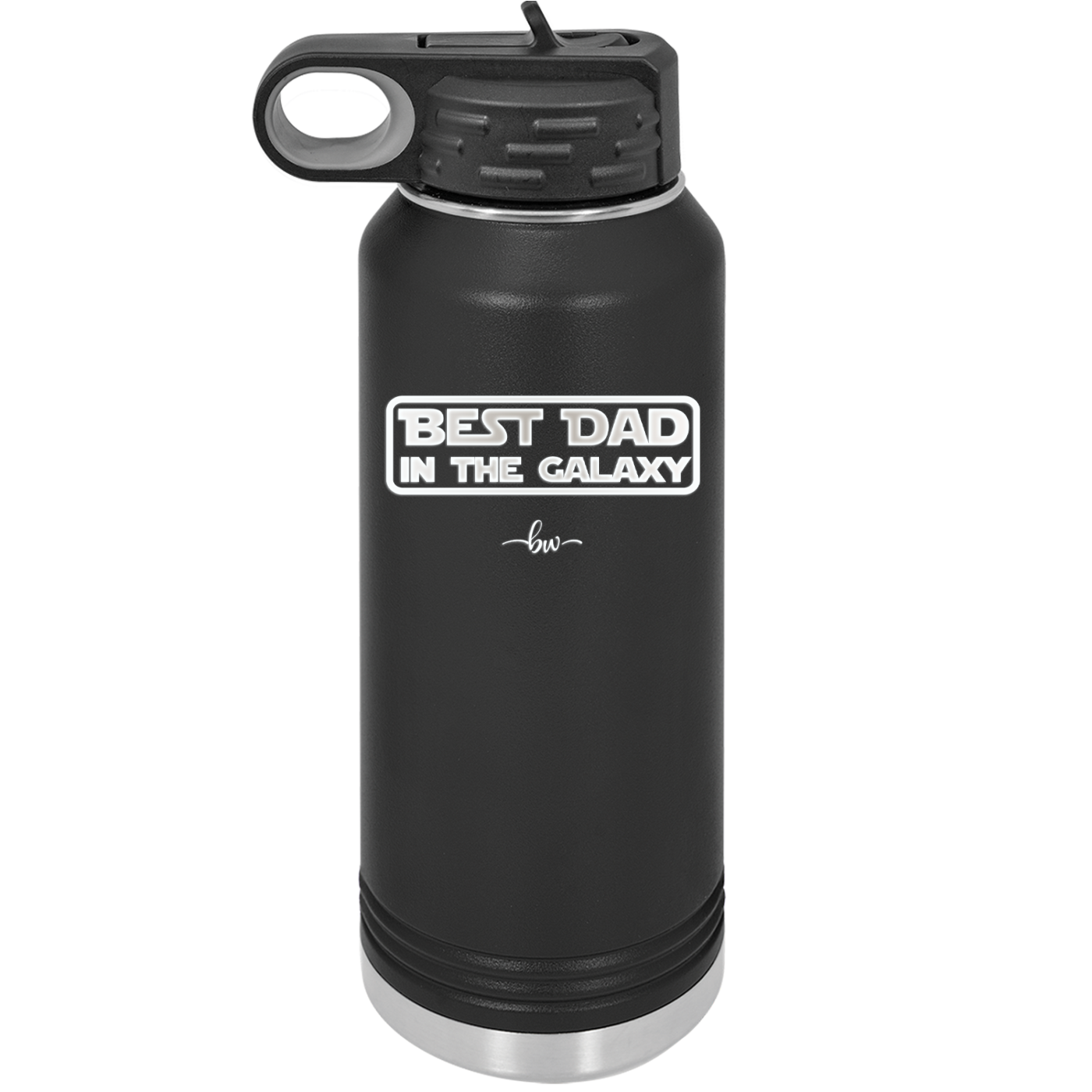 Best Dad in the Galaxy - Laser Engraved Stainless Steel Drinkware - 2049 -
