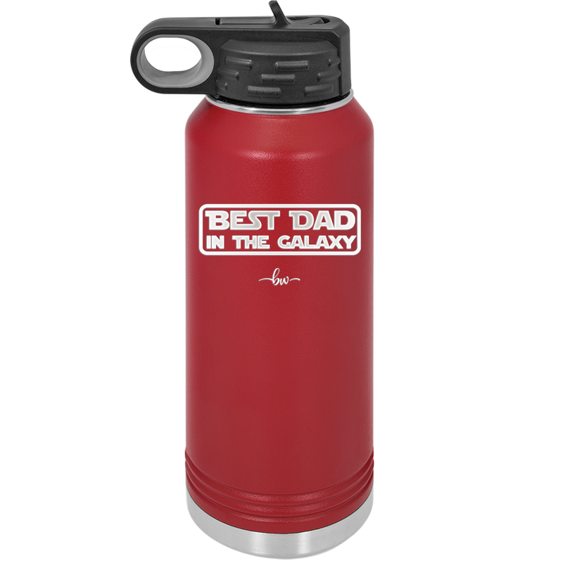 Best Dad in the Galaxy - Laser Engraved Stainless Steel Drinkware - 2049 -
