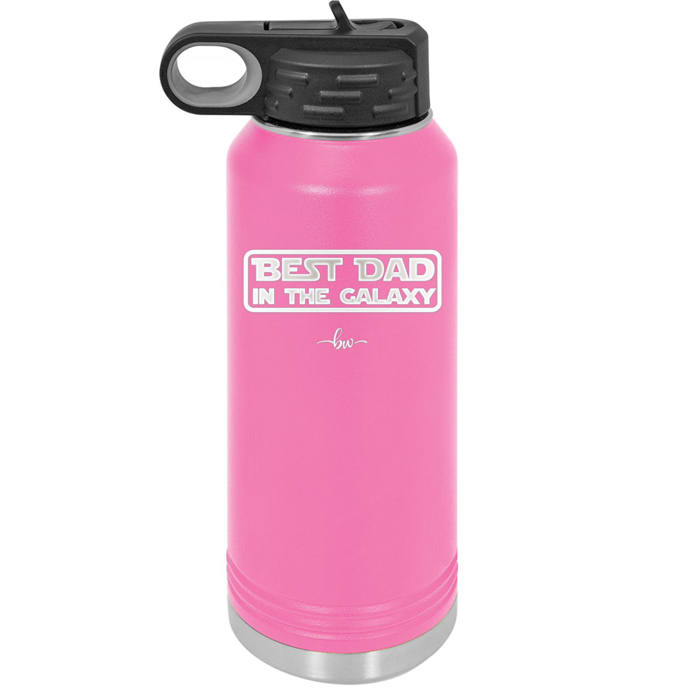 Best Dad in the Galaxy - Laser Engraved Stainless Steel Drinkware - 2049 -