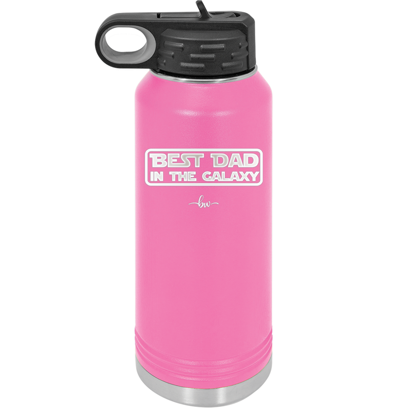 Best Dad in the Galaxy - Laser Engraved Stainless Steel Drinkware - 2049 -