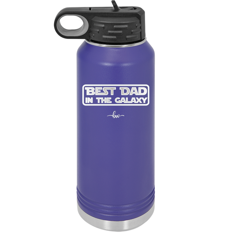 Best Dad in the Galaxy - Laser Engraved Stainless Steel Drinkware - 2049 -