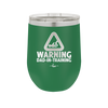 Warning Dad-in-Training - Laser Engraved Stainless Steel Drinkware - 2050 -