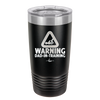 Warning Dad-in-Training - Laser Engraved Stainless Steel Drinkware - 2050 -