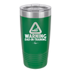 Warning Dad-in-Training - Laser Engraved Stainless Steel Drinkware - 2050 -