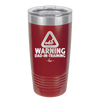 Warning Dad-in-Training - Laser Engraved Stainless Steel Drinkware - 2050 -