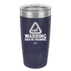 Warning Dad-in-Training - Laser Engraved Stainless Steel Drinkware - 2050 -