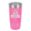 Warning Dad-in-Training - Laser Engraved Stainless Steel Drinkware - 2050 -