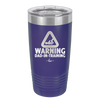 Warning Dad-in-Training - Laser Engraved Stainless Steel Drinkware - 2050 -