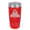 Warning Dad-in-Training - Laser Engraved Stainless Steel Drinkware - 2050 -