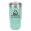 Warning Dad-in-Training - Laser Engraved Stainless Steel Drinkware - 2050 -