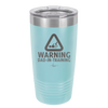 Warning Dad-in-Training - Laser Engraved Stainless Steel Drinkware - 2050 -