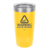 Warning Dad-in-Training - Laser Engraved Stainless Steel Drinkware - 2050 -