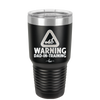 Warning Dad-in-Training - Laser Engraved Stainless Steel Drinkware - 2050 -