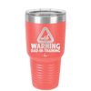 Warning Dad-in-Training - Laser Engraved Stainless Steel Drinkware - 2050 -