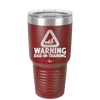 Warning Dad-in-Training - Laser Engraved Stainless Steel Drinkware - 2050 -