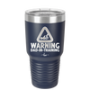 Warning Dad-in-Training - Laser Engraved Stainless Steel Drinkware - 2050 -