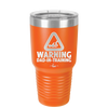 Warning Dad-in-Training - Laser Engraved Stainless Steel Drinkware - 2050 -