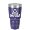 Warning Dad-in-Training - Laser Engraved Stainless Steel Drinkware - 2050 -