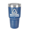 Warning Dad-in-Training - Laser Engraved Stainless Steel Drinkware - 2050 -