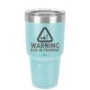 Warning Dad-in-Training - Laser Engraved Stainless Steel Drinkware - 2050 -