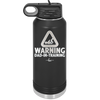Warning Dad-in-Training - Laser Engraved Stainless Steel Drinkware - 2050 -