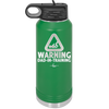 Warning Dad-in-Training - Laser Engraved Stainless Steel Drinkware - 2050 -
