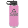 Warning Dad-in-Training - Laser Engraved Stainless Steel Drinkware - 2050 -