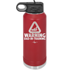 Warning Dad-in-Training - Laser Engraved Stainless Steel Drinkware - 2050 -