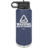 Warning Dad-in-Training - Laser Engraved Stainless Steel Drinkware - 2050 -
