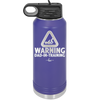 Warning Dad-in-Training - Laser Engraved Stainless Steel Drinkware - 2050 -