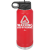 Warning Dad-in-Training - Laser Engraved Stainless Steel Drinkware - 2050 -