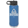 Warning Dad-in-Training - Laser Engraved Stainless Steel Drinkware - 2050 -