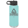 Warning Dad-in-Training - Laser Engraved Stainless Steel Drinkware - 2050 -