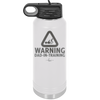 Warning Dad-in-Training - Laser Engraved Stainless Steel Drinkware - 2050 -