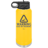 Warning Dad-in-Training - Laser Engraved Stainless Steel Drinkware - 2050 -