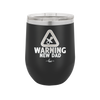 Warning New Dad - Laser Engraved Stainless Steel Drinkware - 2051 -
