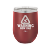 Warning New Dad - Laser Engraved Stainless Steel Drinkware - 2051 -